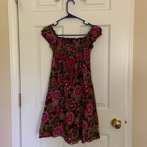 Cotton multicolor girls dress size 12